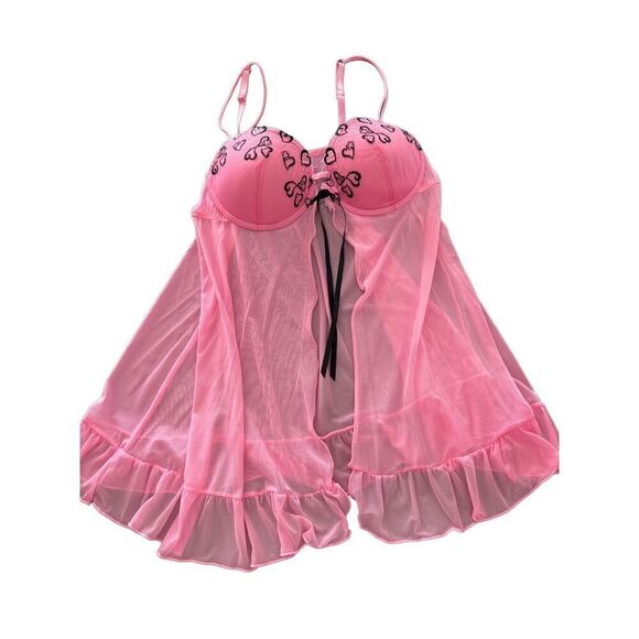 Inner Secret Pink babydoll size Large - Picture 1 of 7